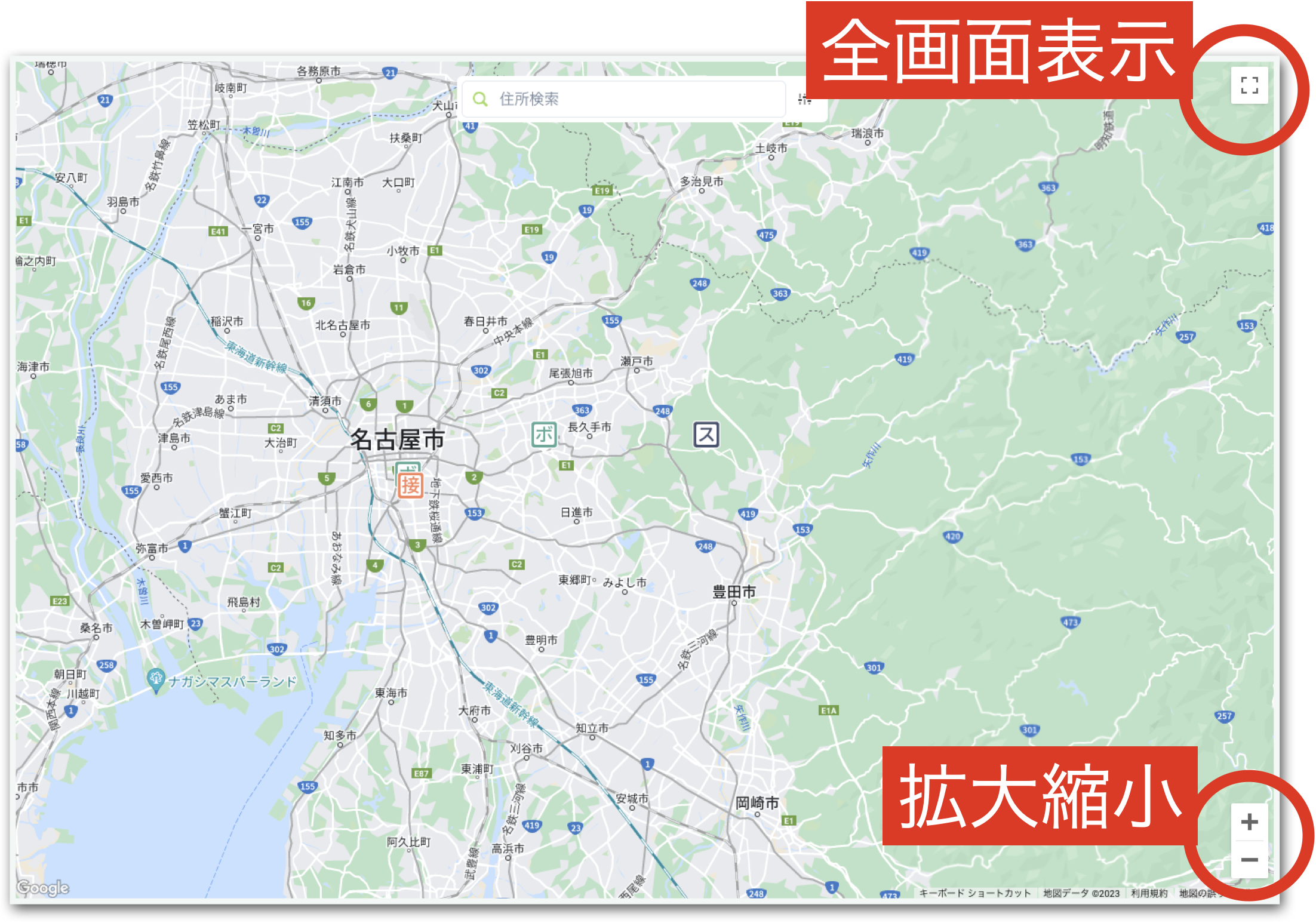 全画面表示状態の画像